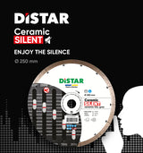 DiStar Ceramic Silent 8"–10" Diamond Blade – Low-Noise Cutting for Porcelain Gres