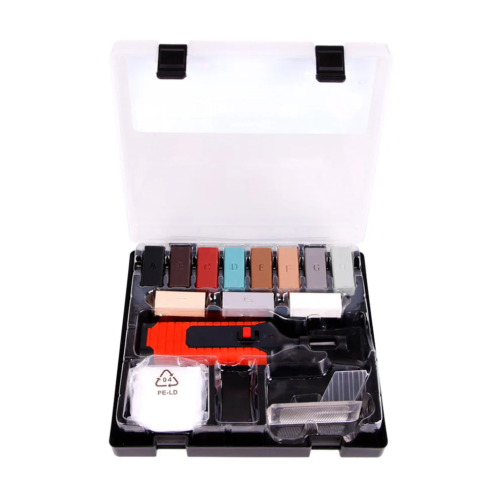 TileRepairKit  Professional Tile & Surface Repair Wax Kit with Soldering Iron - dimensions