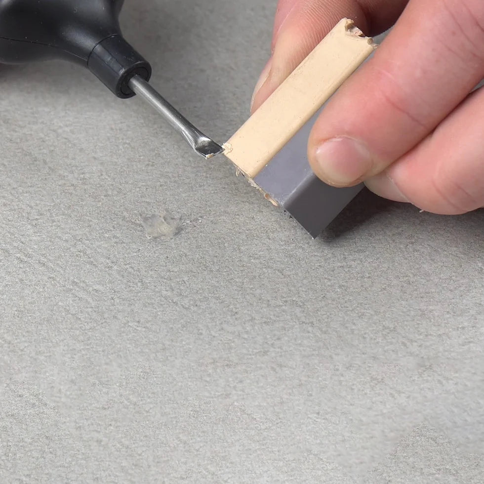 TileRepairKit  Professional Tile & Surface Repair Wax Kit with Soldering Iron - close-up detail