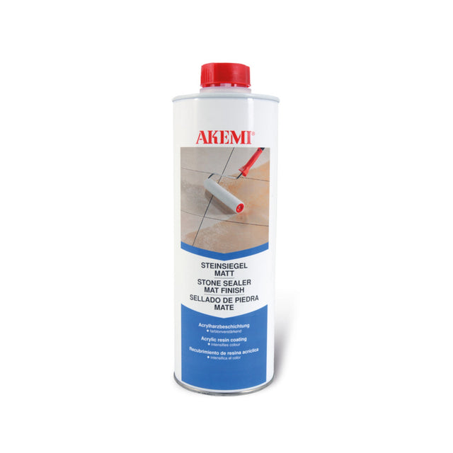 Akemi Stone Sealer Mat Finish 1L - Acrylic Sealer - Dynamic Stone Tools