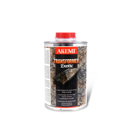 Akemi Transformer Exotic 500 mL - Premium Protection and Colour Intensification Sealer for Exotic Stones - Dynamic Stone Tools