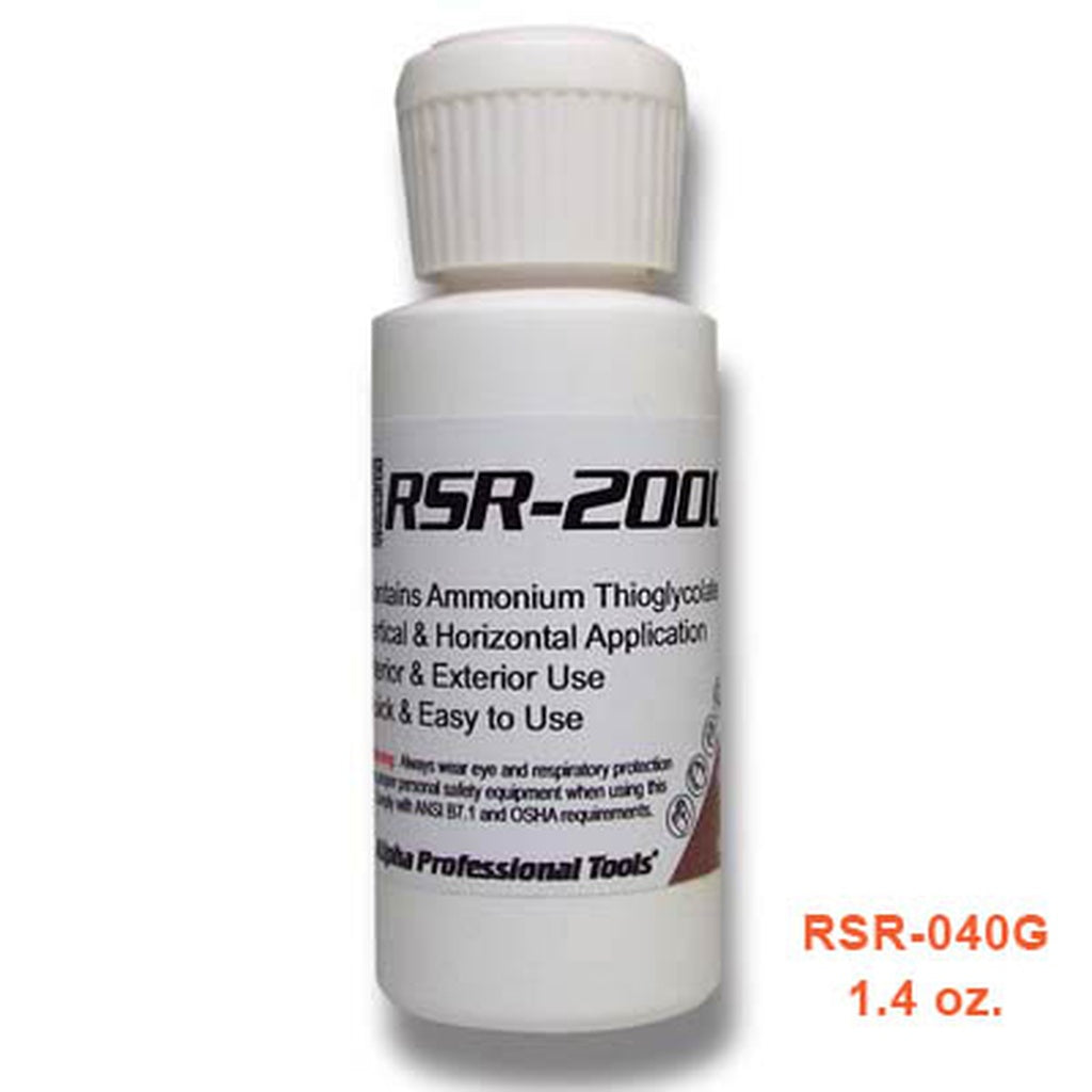 Rust Stain Remover (RSR-2000) Rust Stain Remover in Gel Form