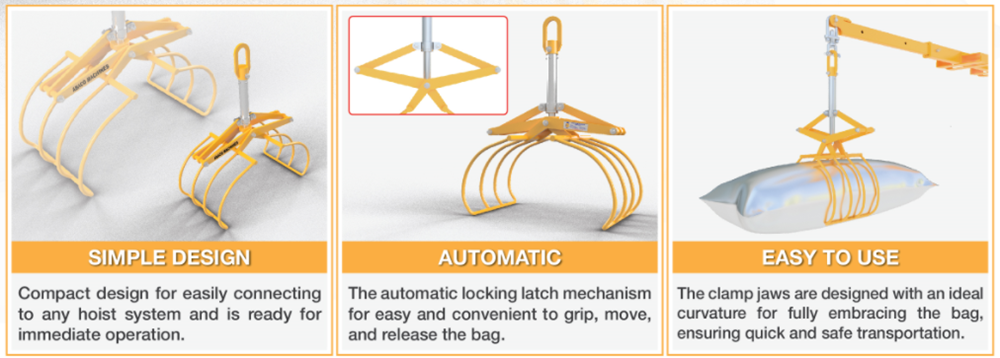 ABACO BAG GRIPPER AUTOMATIC - ABGA600 — application