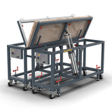 ABACO DUAL POLISHED FLIP TABLE - APFT7422 — close-up