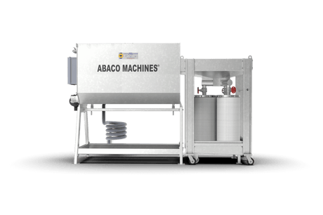 ABACO SLUDGE DEHYDRATOR MACHINE - ASDM114, ASDM114-G — in use