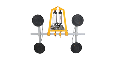 Aardwolf AVGLP4-400L Quad Pad Wide Vacuum Glass Lifter