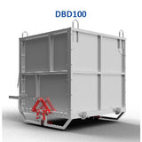 ABACO DROP BOTTOM DUMPSTER - DBD100; DBD150; DBD100-G; DBD150-G — side view
