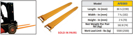 ABACO FORKLIFT EXTENSIONS - AFE083 — feature