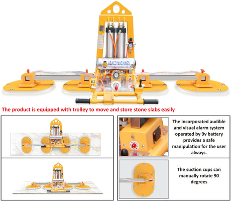 ABACO MULTI STONE VACUUM LIFTER - AMSVL100 — feature