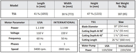 ABACO STONE SAW - TS1 — close-up