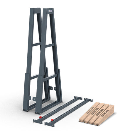 ABACO FOLDING ADJUSTABLE GIANT A-FRAME - FAGA078 — side view