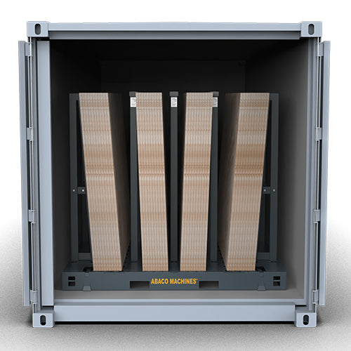 ABACO HEAVY-DUTY MULTI-MATERIAL BUNDLE RACK (9 In 1) - AHMCBR8970/AHMCBR8970-M2 — side view