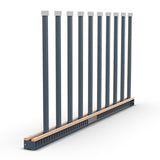ABACO QLI UNIVERSAL SLAB RACK - AQUSR010-PRO, AQUSR010-PRO-G — side view