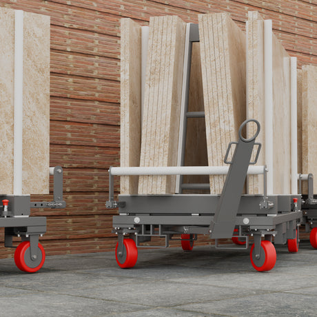 ABACO HEAVY MULTI-PURPOSE TRANSPORT TRAILER - AMPT9743 — in use
