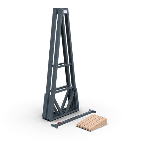 ABACO FOLDING ADJUSTABLE GIANT TRUCK A-FRAME - AFGTA096 — side view