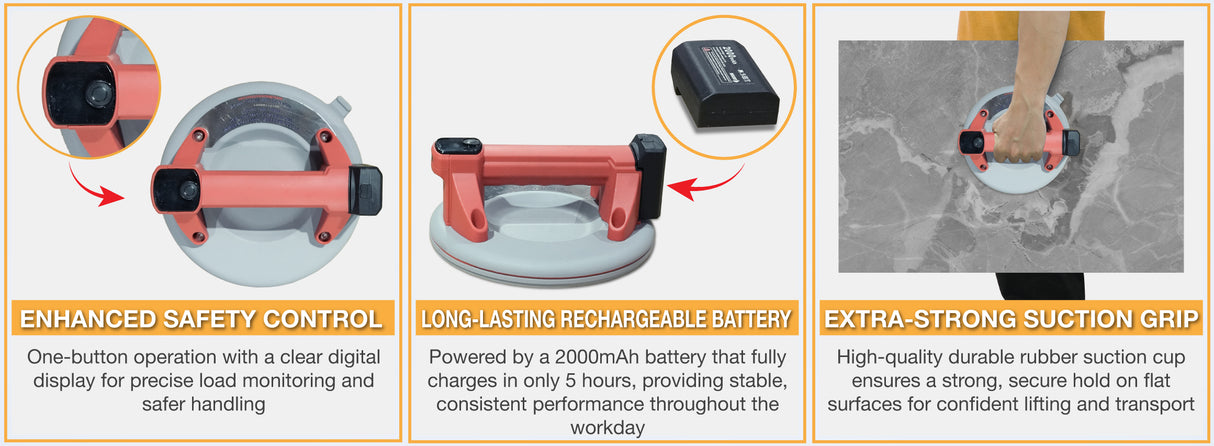 ABACO BATTERY MULTI MATERIAL VACUUM SUCTION CUP PRO AMVC200-PRO — packaging