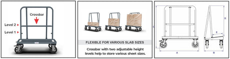 ABACO QLI DRYWALL CART - AQDC039-CS-M2 — feature