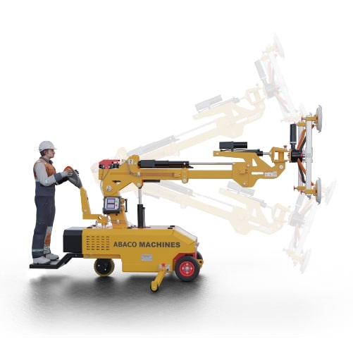 ABACO MULTI MATERIAL INSTALLATION PANEL TRANSPORT CART - AMITC400 — in use