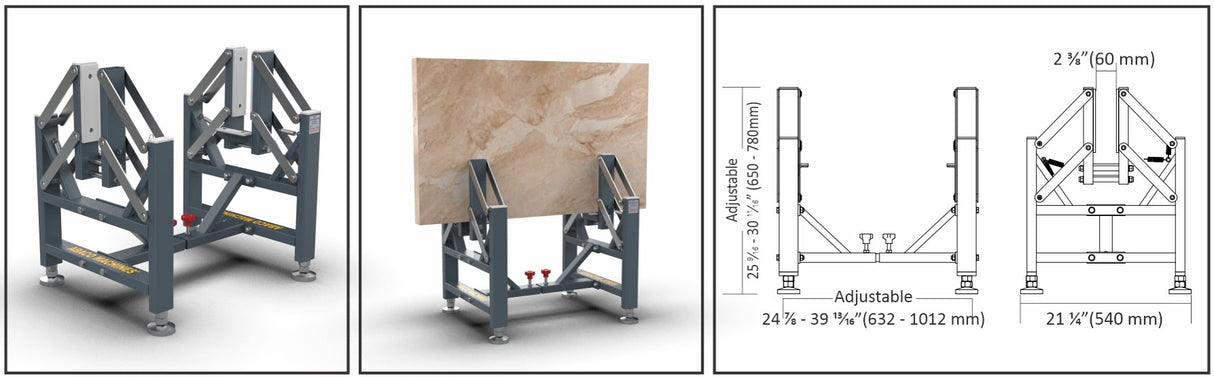 ABACO EDGE POLISHING STAND - AUTO LOCK - EPS60AL — feature