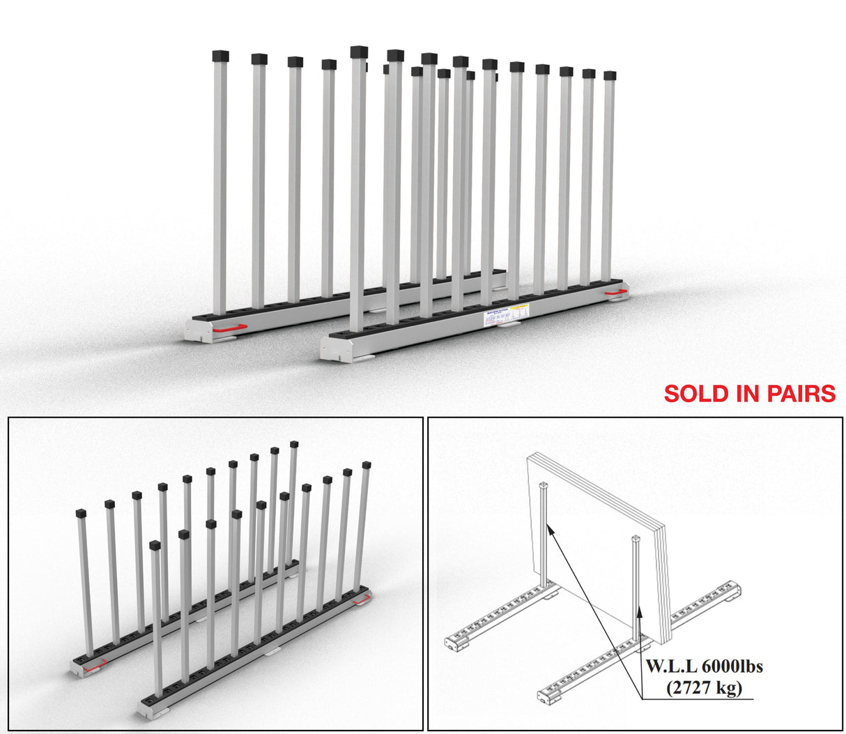 ABACO RHINO SLAB RACK - RSR010 — application