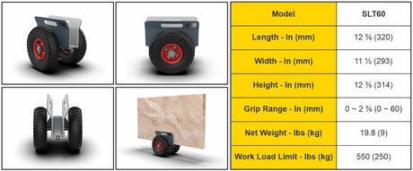 ABACO SELF-LOCKING DOLLY - SLT60 — feature