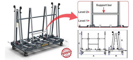 ABACO FOLDING ONE-STOP A-FRAME - FOSA8759 — application