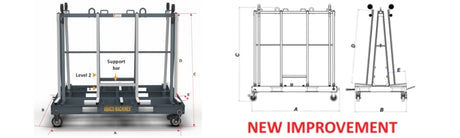 ABACO ONE STOP A-FRAME - OSA7247-M3; OSA7263-M3; OSA7275-M3; OSA7286-M3; OSA8763-M3; OSA9679-M3 — feature