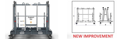 ABACO ONE STOP A-FRAME - OSA-PRO-M3 — close-up