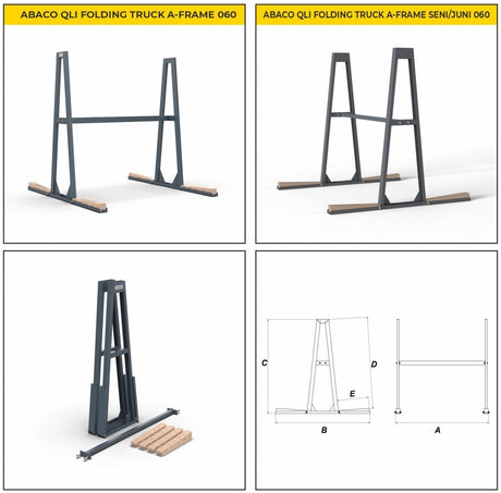 ABACO QLI FOLDING TRUCK A-FRAME 060 - AQFTA060; AQFTAS060; AQFTAJ060 — feature