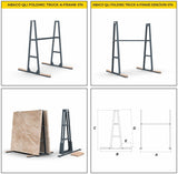 ABACO QLI FOLDING TRUCK A-FRAME 074 - AQFTA074; AQFTAS074; AQFTAJ074 — feature