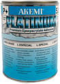 Akemi Platinum 5.0 P+ Flowing - Transparent-Opaque Epoxyacrylate Adhesive (Quart)