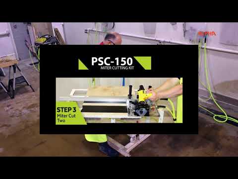 Alpha PSC-150 Miter Cutting Kit One System for Straight, Curve and ...