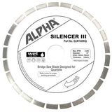 Alpha Silencer III Quartzite Bridge Saw Blade