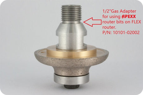 APEXX™ Continuous-Rim Router Bits Bearings & Adapters