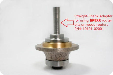 APEXX™ Continuous-Rim Router Bits Bearings & Adapters