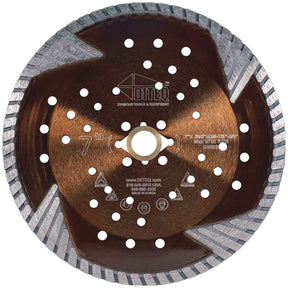 Diteq Stone Fire Segmented Turbo Blades for Masonry Fabrication