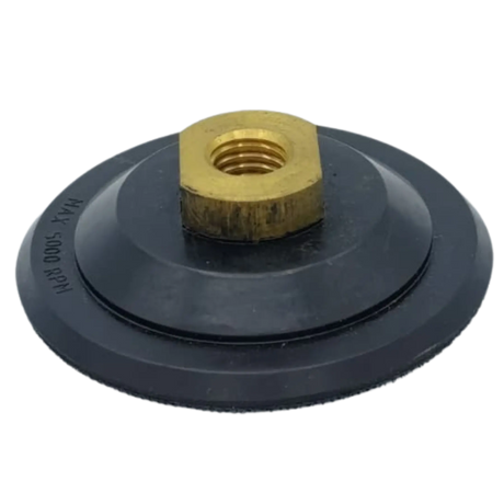 Hook and Loop Backer Pads with 5/8-11 Threads - close-up detail