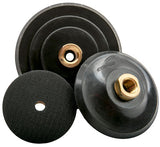 4" Blank Soft Rubber Backer Pad