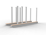 ABACO BUNDLE SLAB RACK - BSR010, BSR010-AC1, BSR010-AC1-G — packaging