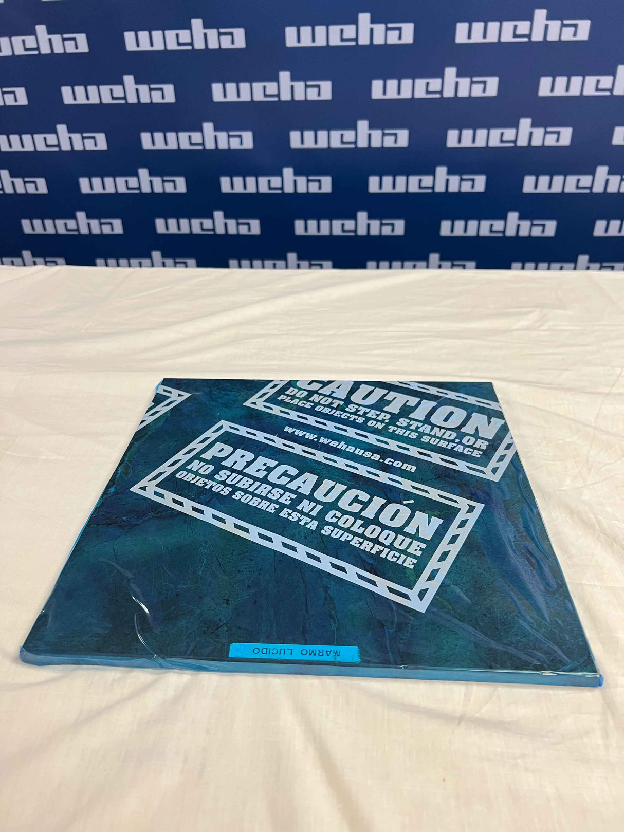 Weha Caution Marked/pack countertop protective film
