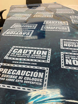 Weha Caution Marked/pack countertop protective film