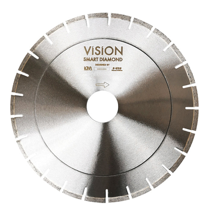 Vision IDM 16" (400mm) TOP KUT Slim Blade - Silent Core Bridge Saw Blade for Porcelain, Dekton and Quartzite