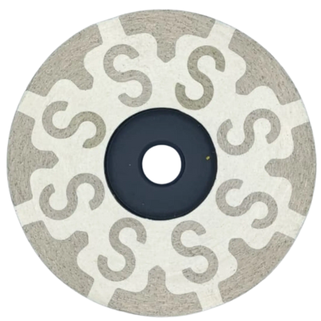 Kratos Storm - 4 Resin Filled Flat Cup Wheels - side view