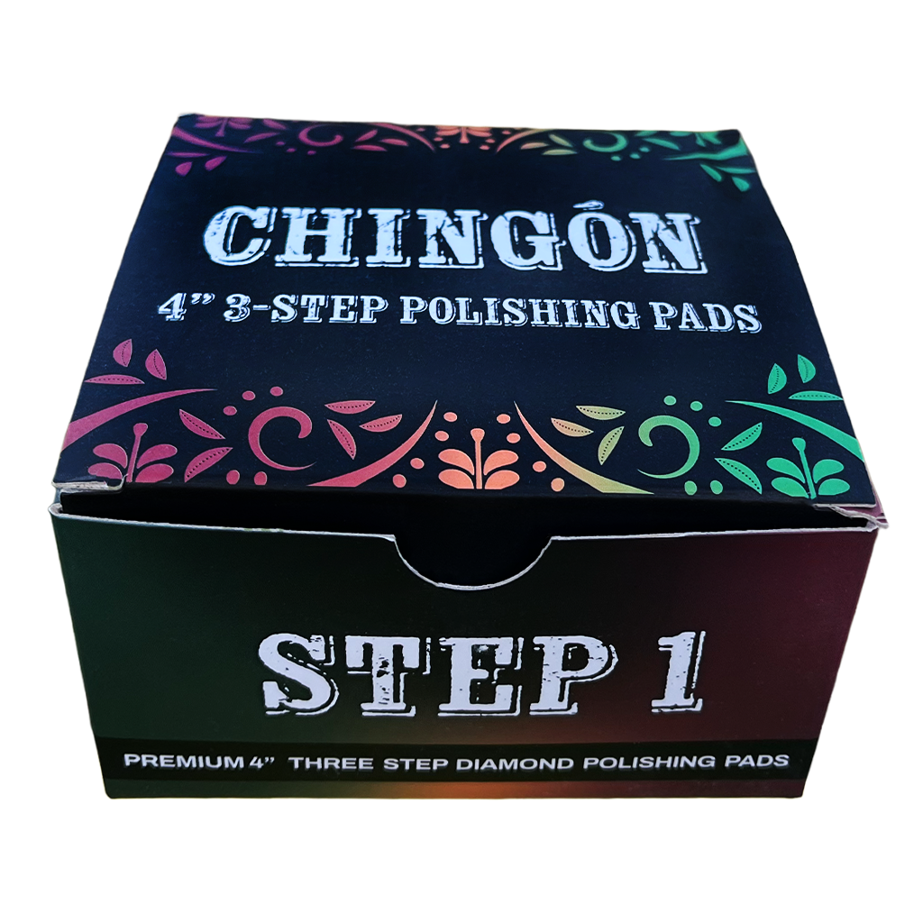 Tenax Chingon 4 Inch Premium 3 Step Polishing Pad for Granite and Quartz