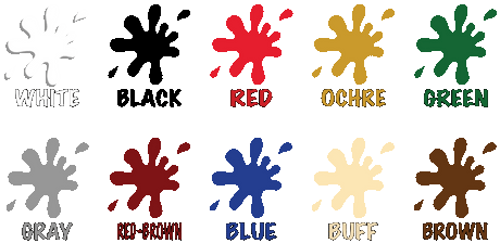 Superior Coloring Paste Color Swatches