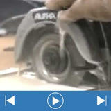 Alpha Marble Profile Wheel - 6" Wet Cutting Marble Profile Wheel