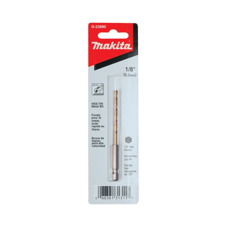Makita HSS TIN Metal Drill Bits for Stone Shop Installations
