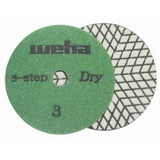 Weha 5-Step Dry Diamond Polishing Pad System for Granite