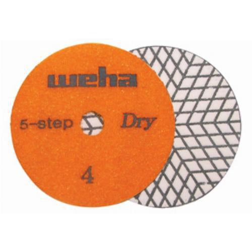 Weha 5-Step Dry Diamond Polishing Pad System for Granite