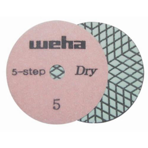 Weha 5-Step Dry Diamond Polishing Pad System for Granite
